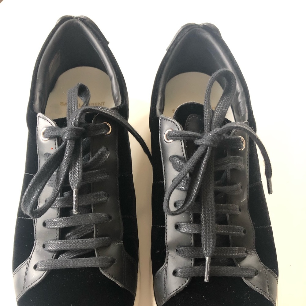 YSL sneakers shoes 39sz suede black